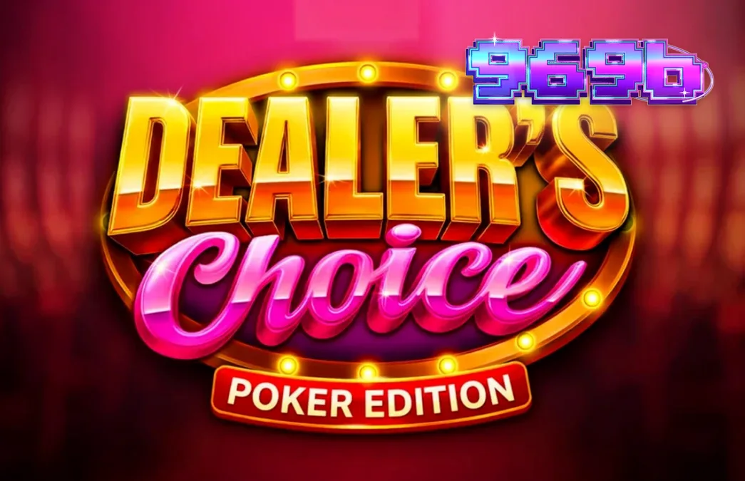 Interface de jogo do slot Dealer’s Choice: Poker Edition com tema de cassino